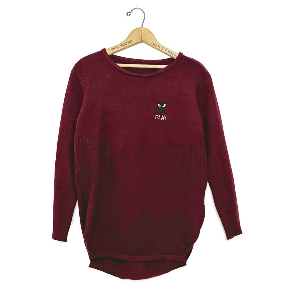Play Knit Burgundy Sweater